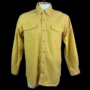 Duluth Trading Co Chamois Button Down Shirt Men’s Large Long Sleeve